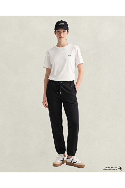 Gant Kadın Siyah Regular Fit Eşofman Altı