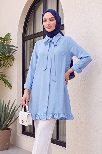 Modamorfo Ruffled Skirt, Drawstring Waist Hidden Buttons, Modal Tunic - Baby ...