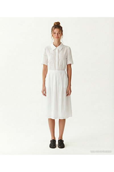 Yargıcı Flared Regular Waist Skirt