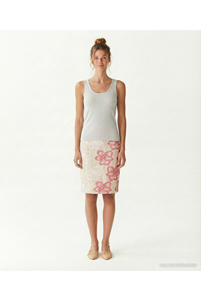 Yargıcı Regular Low Collar Sleeveless T-Shirt