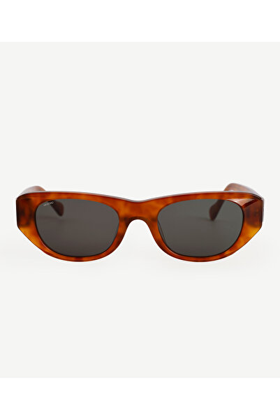Yargıcı Thick-Handled Caramel Sunglasses