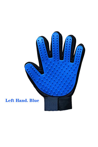 Choice5 Blue Left 1Pcs Cat Hair Removal Gloves Pet Beauty Cleaning Brush Plas...