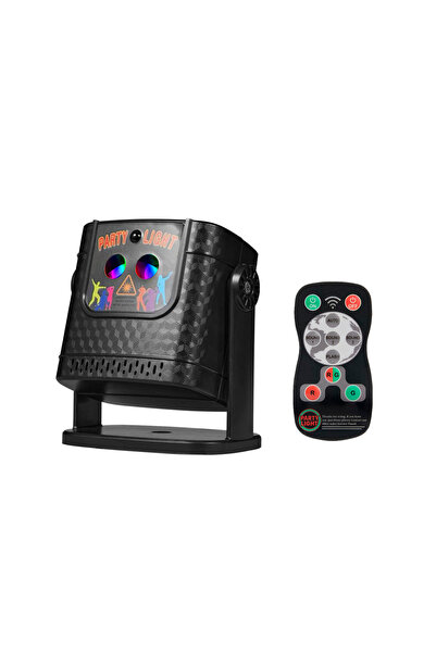 Choice black DJ Disco Laser Flash Stage Light USB Voice Control Remote Contro...