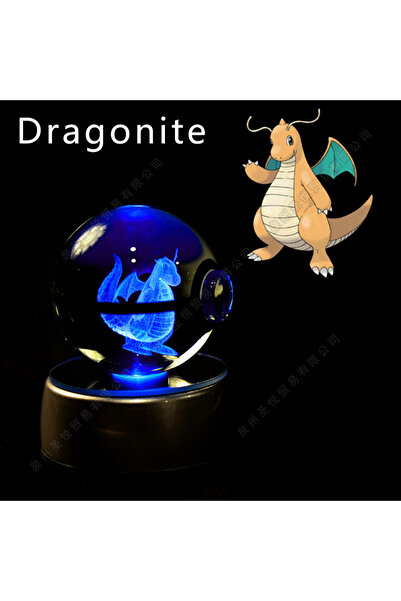 choice2 15 Dragonite Pokemon Crystal Ball 3D Pikachu Gengar Mewtwo Night Ligh...