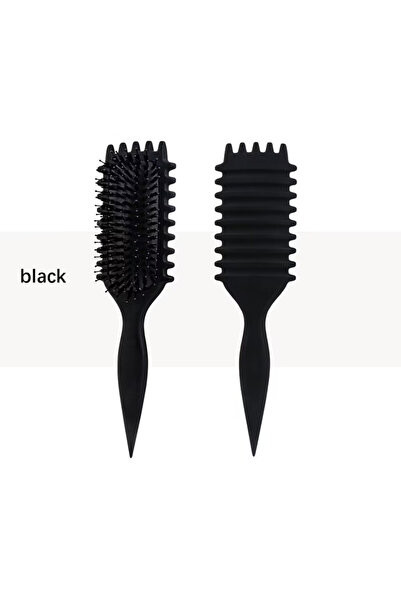 Choice5 1pc Black 1/2pcs Hair Beauty Set Detangling Candy Brush with Continuo...
