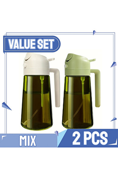 Choice21 Upgraded -whitegreen Olive Oil Spray Bottle for Oil Bottle Pouring f...