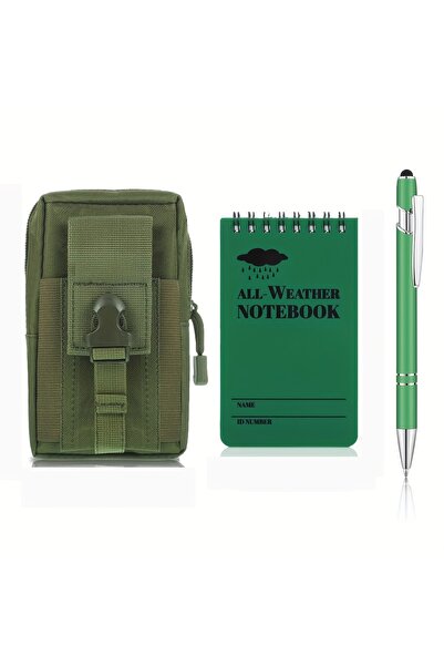 Choice Green-3pcs 3 Pcs, 1 Waterproof Notebook With 1 Waterproof Pen And 1 Ta...