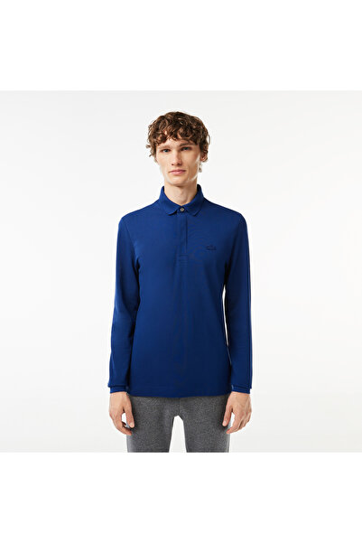 Lacoste Erkek Regular Fit Uzun Kollu Koyu Mavi Paris Polo
