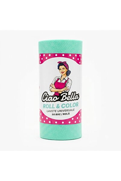 CEX Lavete universale pe rola, Ciao Bella, 50 buc, verde