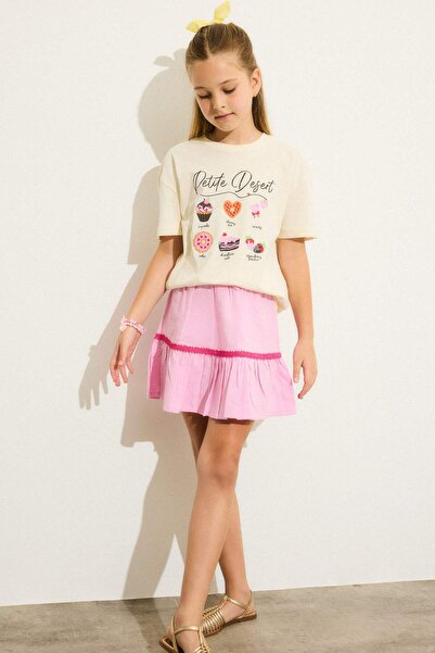 DeFacto Linen Look Skirt for Girls H6002A826Hs