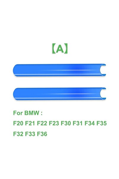 Choice A 2Pcs Front Grille Trim Strips Cover Frame Stickers For BMW F10 E60 F...