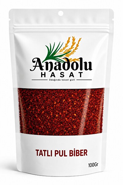 ANADOLU HASAT Tatlı Pul Biber 100 gr – Doğal İpek Pul Biber Katkısız Baharat