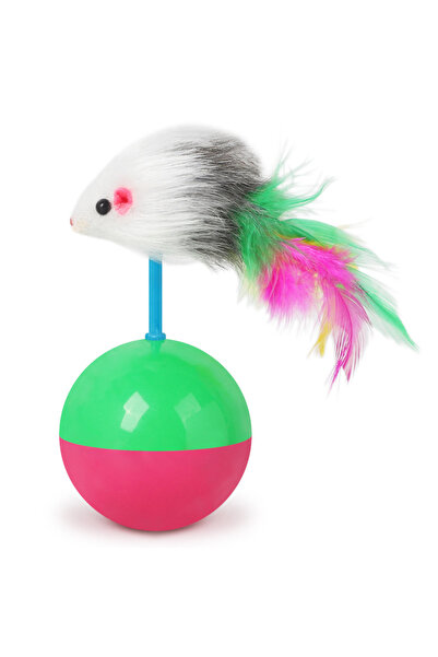 Choice green New Cat Toys Set Mouse Not Tumbler Fun Teasing Cats and Dogs Sel...