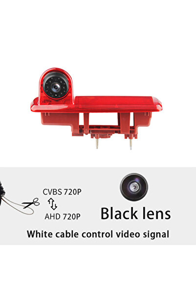 Choice1 12 V Black lens AHD1080P Car Brake Light Rear View Reverse Camera For...