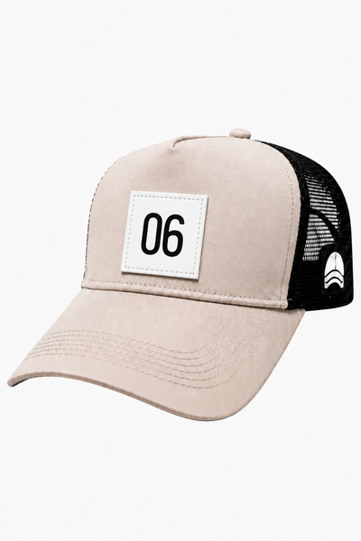 all hats 06 Patch Detailed Mesh Trucker Baseball Cap