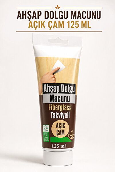 NZB AÇIK ÇAM Kullanım Hazır Ahşap Parke Tamir Macunu Mobilya Masa Dolgu Çatla...