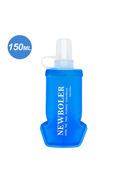 Choice BOT220-150 150/250/300/500/750ml Outdoor Collapsible Silicone Bite Siz...