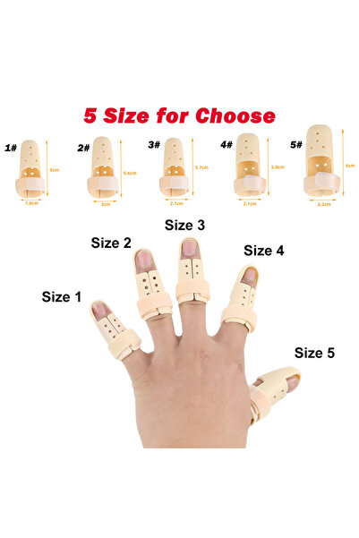 Choice 5 قطع من دعامات الأصابع المعدنية لـ 5 أصابع، 1/5/10 قطع، مشد ومثبت ومس...