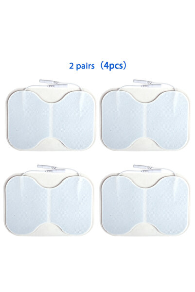 Choice 4pcs for Waist Reusable Self-adhesive 2mmpin Electrode Pad Physiothera...