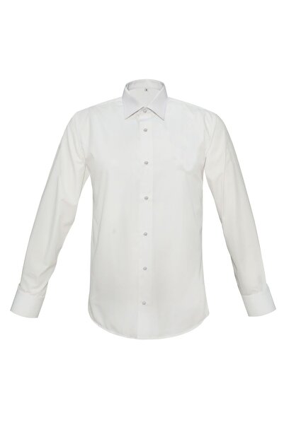 SAYGINLAR İŞ TEKSTİLİ Classic Collar Long Sleeve Shirt