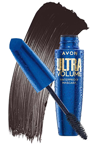 AVON حجم فائق - ماسكارا مقاومة للماء باللونين الأحمر والأسود