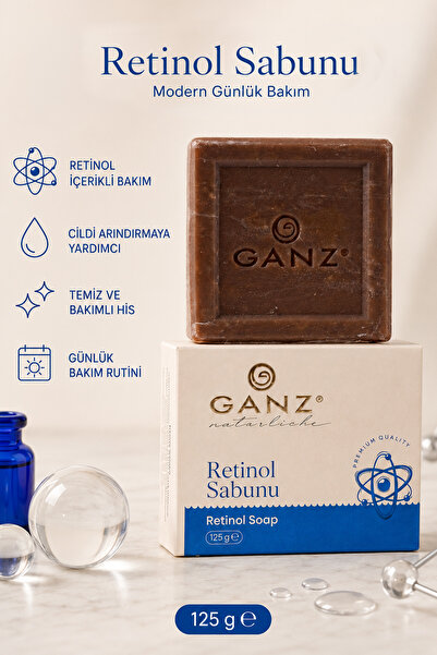Ganz صابون الريتينول - صابون منظف لبشرة الوجه 125 جرام
