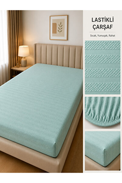 LADYNİL 100% Cotton Jacquard Combed Elastic Bed Sheet |   Single-Double-King ...