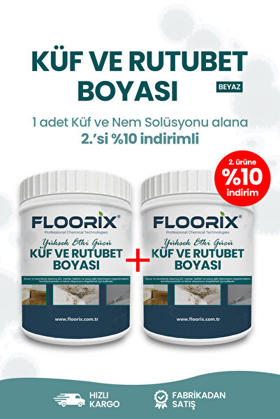 FlooriX Küf ve Rutubet Boyası 1kg+1kg