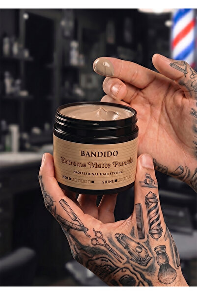 BANDİDO Bandido Extreme Matte Pomade – Ultra Yüksek Tutuş & Ekstra Mat Etki