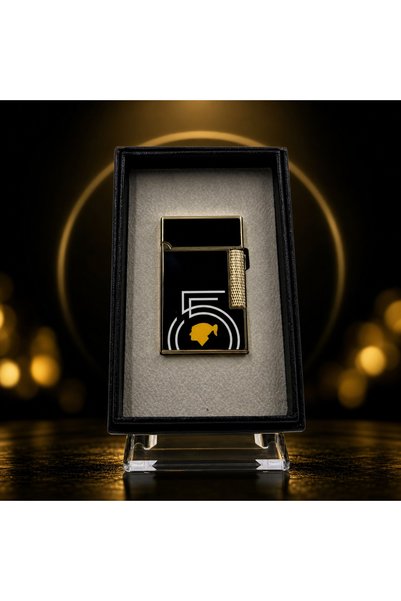 Parmida Cohiba 55. Yıl Siyah Soft Alev ve Jet Alev Puro Çakmak