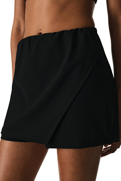 Penti Siyah Skirt Deniz Şortu