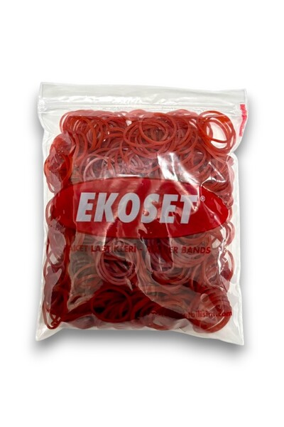 ekoset Maydonoz Sweat Lacing Rubber Red 1000 Pieces