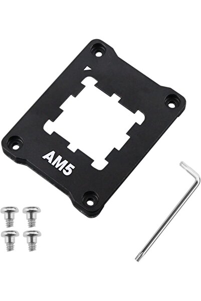 Choice حامل معالج اللوحة الأم باللون الأسود، إطار تثبيت معالج AMD AM5، طقم تث...