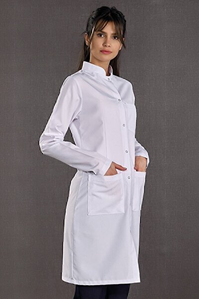 ÇİZGİ MEDİKAL Women's Prevailing Collar Doctor Apron Nurse Pharmacist Teacher...