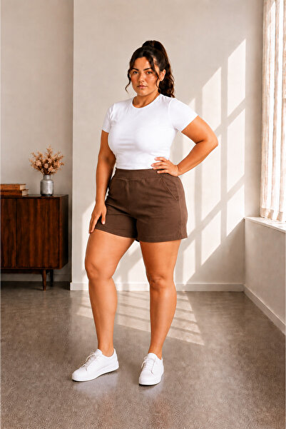 sngl tekstil Women's Plus Size Short Shorts S m L XL 2XL 3XL 4XL 5XL 6XL 7XL ...