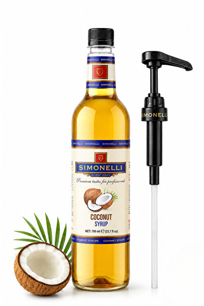 Simonelli Hindistan Cevizi Aromalı Kahve Şurubu 700 ml - İçecek ve Kokteyl Şu...
