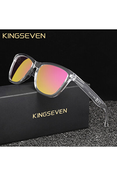 Choice3 Clear Pink KINGSEVEN Fashion Men‘s Sunglasses Polarized UV400 Sunscre...
