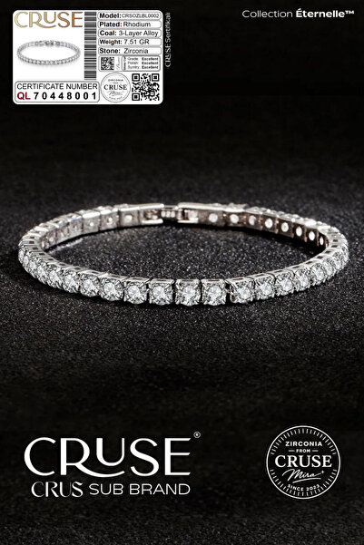 Cruse Crystal Taşlı Éternelle™ Su Yolu Bileklik Özel Seri Sertifikalı