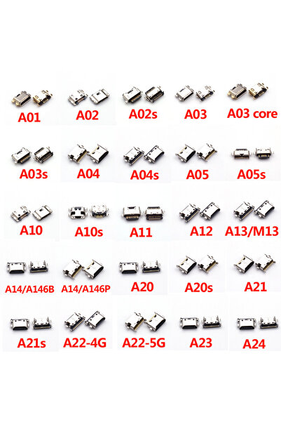 Choice5 A01 A03 A03 core 10 قطع USB شاحن ميناء الشحن موصل قفص الاتهام ل A01 A...