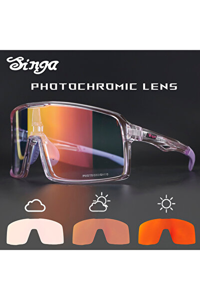 Choice7 With BOX 07 Photochromic Cycling Glasses Singa Cycling Sunglasses UV4...