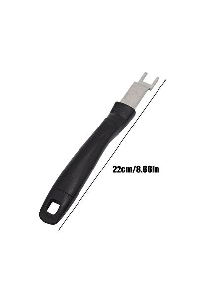 Choice Black Stainless Steel Grill Grate Lifter Tool For Charcoal Grills BBQ ...
