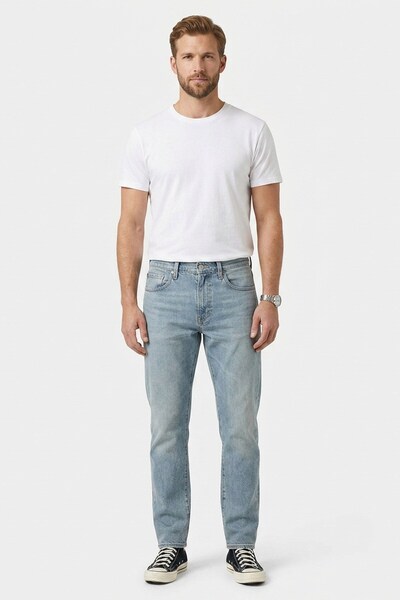 Levi's Lse 502 Taper Silent Men's Gray Jean Pants A2088-0067