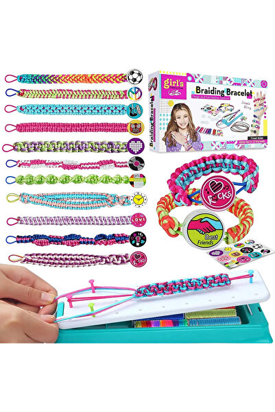 Choice as picture DIY Bracelet Making Kit For Girl Jewelry Loom Braid Bracele...