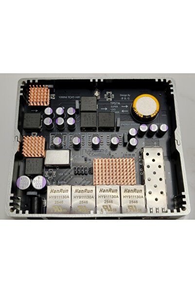 Choice New AIKAID TCXO HIFI Switch, 4-Port Full Gigabit+One SFP Supporting Op...