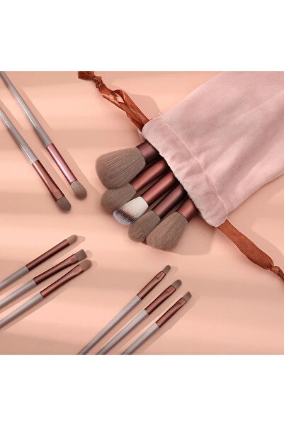 Choice1 Red with bag 13 PCS Makeup Brushes Set Eye Shadow Foundation Women Co...