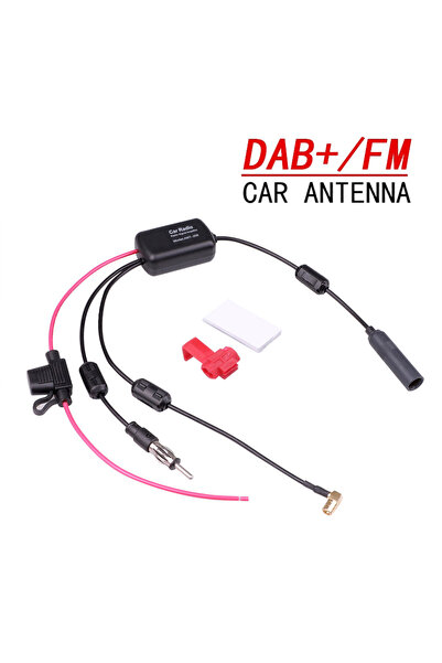 Choice1 kebidumei AM FM DAB Amplifier DAB+FM Car Stereo Antenna Aerial Splitt...