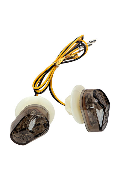 Choice Yellow 2 Pieces/Set Motorcycle Lighting Turn Signal Lights Motorcycle ...