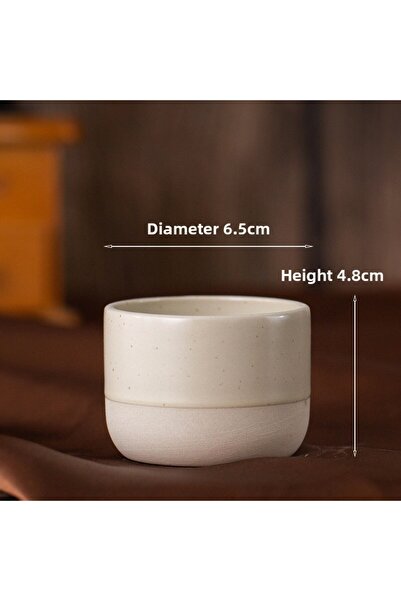 Choice 100-200ml 100ml beige Vintage Coffee Mug 100ml 170ml 200ml ceramics Te...
