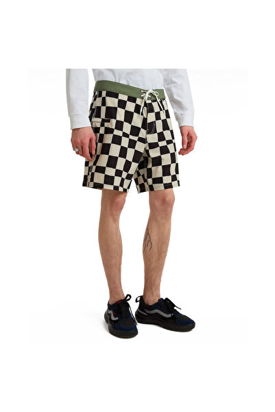 Vans THE DAILY CHECK BOARDSHORT VN0007XSZO2-ZO2 Λευκό-Μαύρο