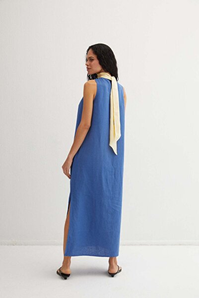 Silk and Cashmere Pastel Sarı Anabel Saf İpek İnce Fular